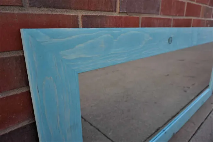 VINTAGE AQUA MIRROR - Image 2