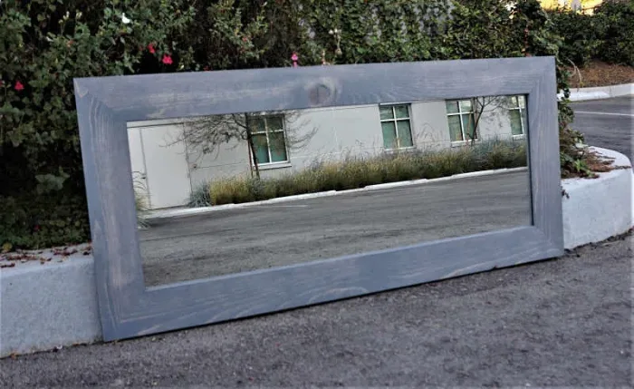 WEATHERED GRAY MIRROR