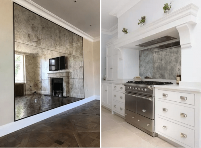 antique mirror tiles ,vintage mirror tiles Müller Designs