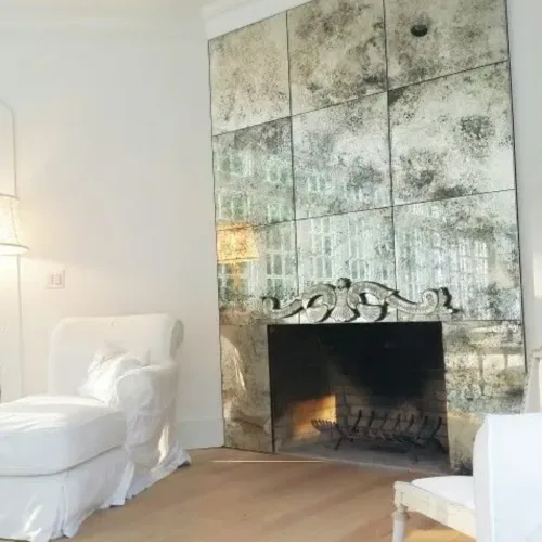 58 x antique mirror tile 20 x 20 for Courtney Wood