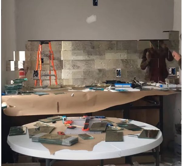 antique mirror tiles ,vintage mirror tiles Müller Designs