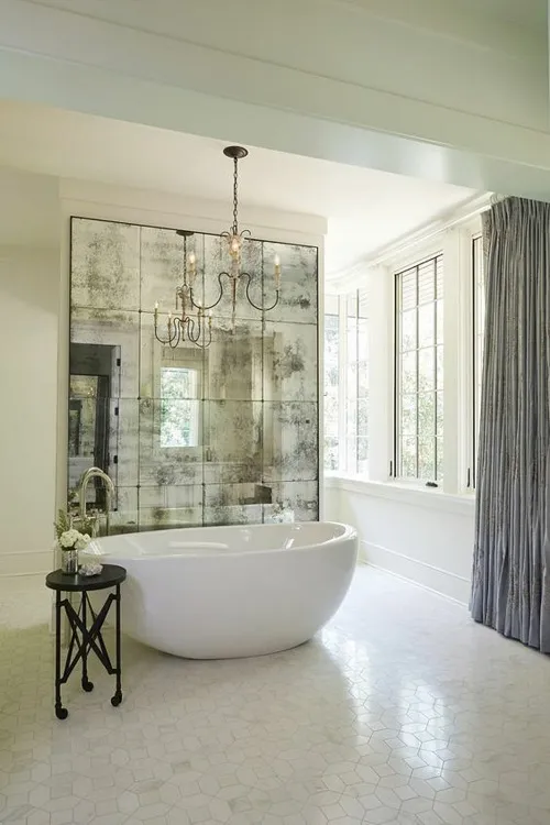 Antique Mirror Tiles 12 units of 16''x20''tiles for Angela H
