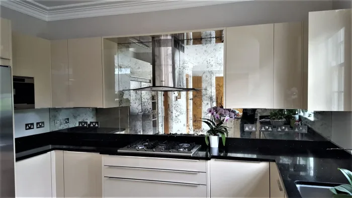 Antique custom mirror Tiles for Drew P