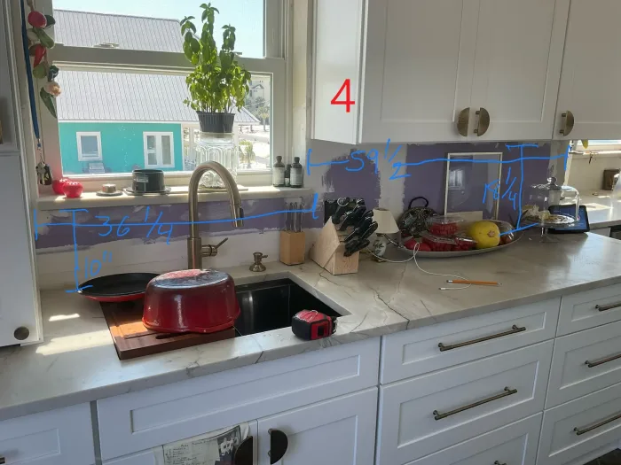 Custom Antique mirror tiles for 7 different spaces for  Emily Crain - Image 5