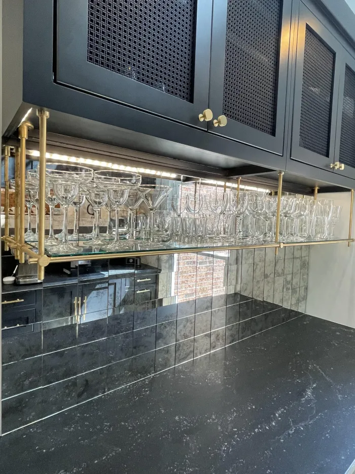 custom Antique mirror tiles for  Tanya Kekel