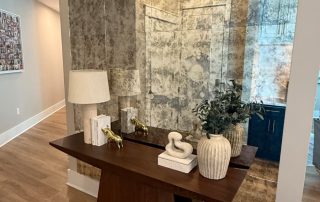 Custom antique mirror wall panels for elegant interior design